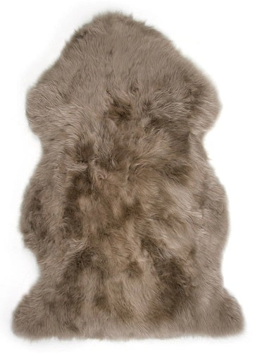 Single Large Sheepskin Rug - Taupe Main image