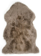 Single Large Sheepskin Rug - Taupe