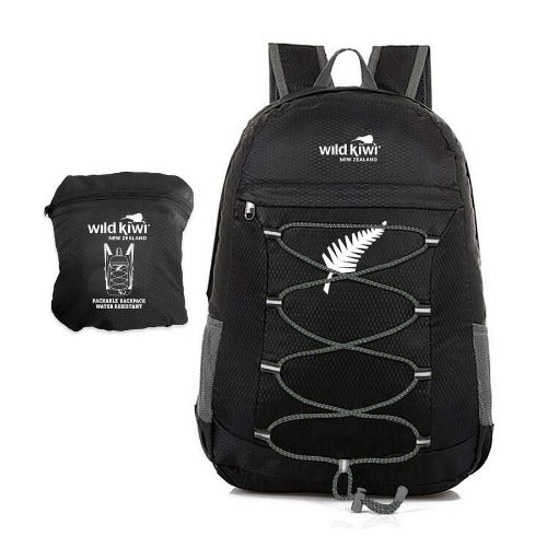 Wild Kiwi Packable Backpack - Black Main image