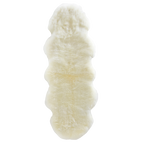 Double Ivory Sheepskin Rug - NZ Made