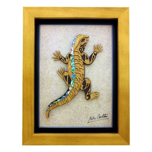 Large Tuatara Framed Artwork Main image
