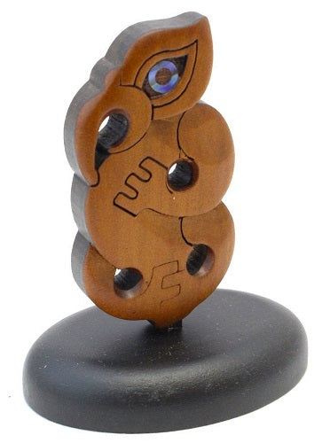 Carved Kauri Manaia - Standing 65mm high Main image