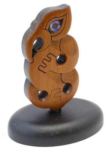 Carved Kauri Manaia - Standing 65mm high