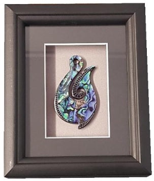 Hook Paua Framed Artwork Main image