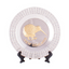 Small NZ Kiwi Silver Plate with Stand 11.2cm