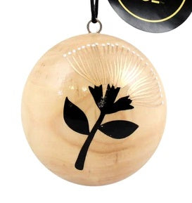Christmas Bauble - Wood - Pohutukawa Main image