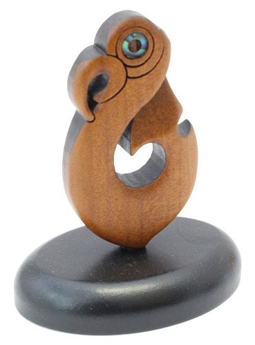 Carved Kauri Hook - Standing 65mm high Main image