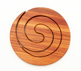 Rimu Wood Spiral Tablemat